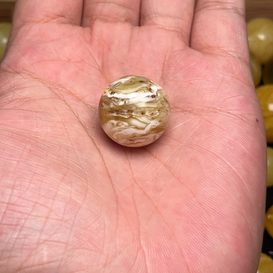 琥珀未镶嵌裸石蜜蜡特色奥利奥虎皮溶洞21