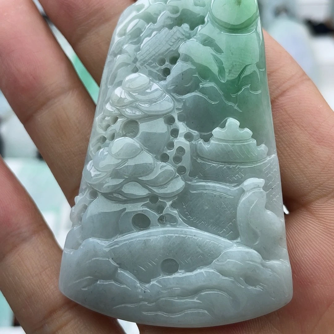 颈饰未镶嵌翡翠翡翠