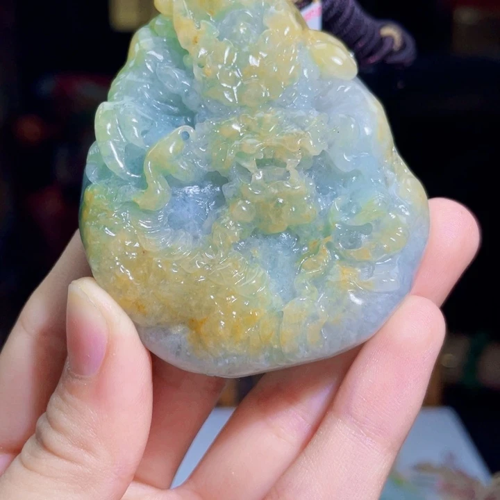 翡翠未镶嵌吊坠(不含链)D510