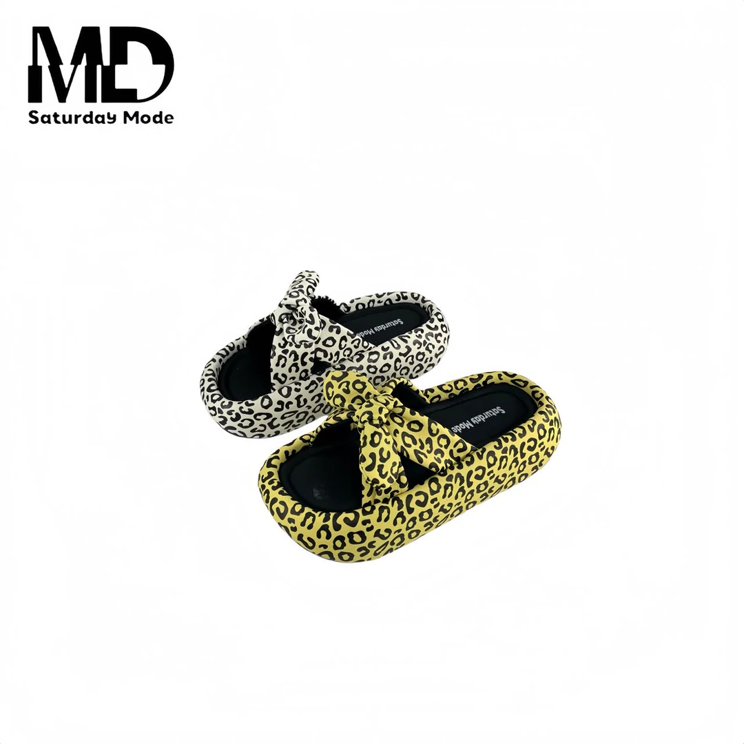 【田东霞专属】SATURDAYMODE厚底拼色女鞋夏季轻奢拖鞋2110E35