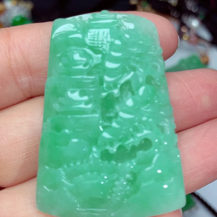 翡翠吊坠(不含链)未镶嵌