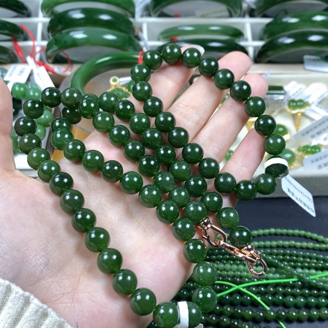 和田玉（碧玉）颈饰未镶嵌5*