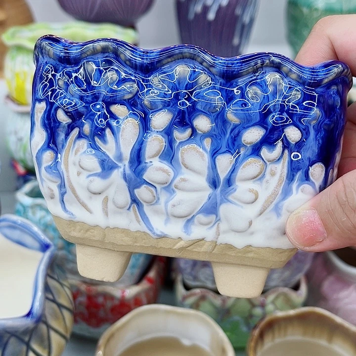 多肉植物陶瓷花盆9.99包邮