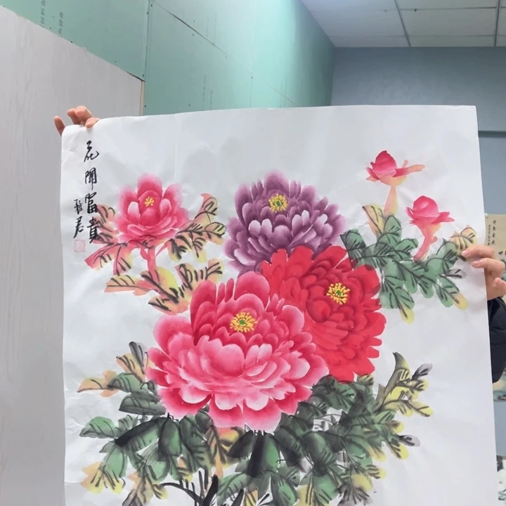 国画我的心好痛啊我的心真的好痛啊