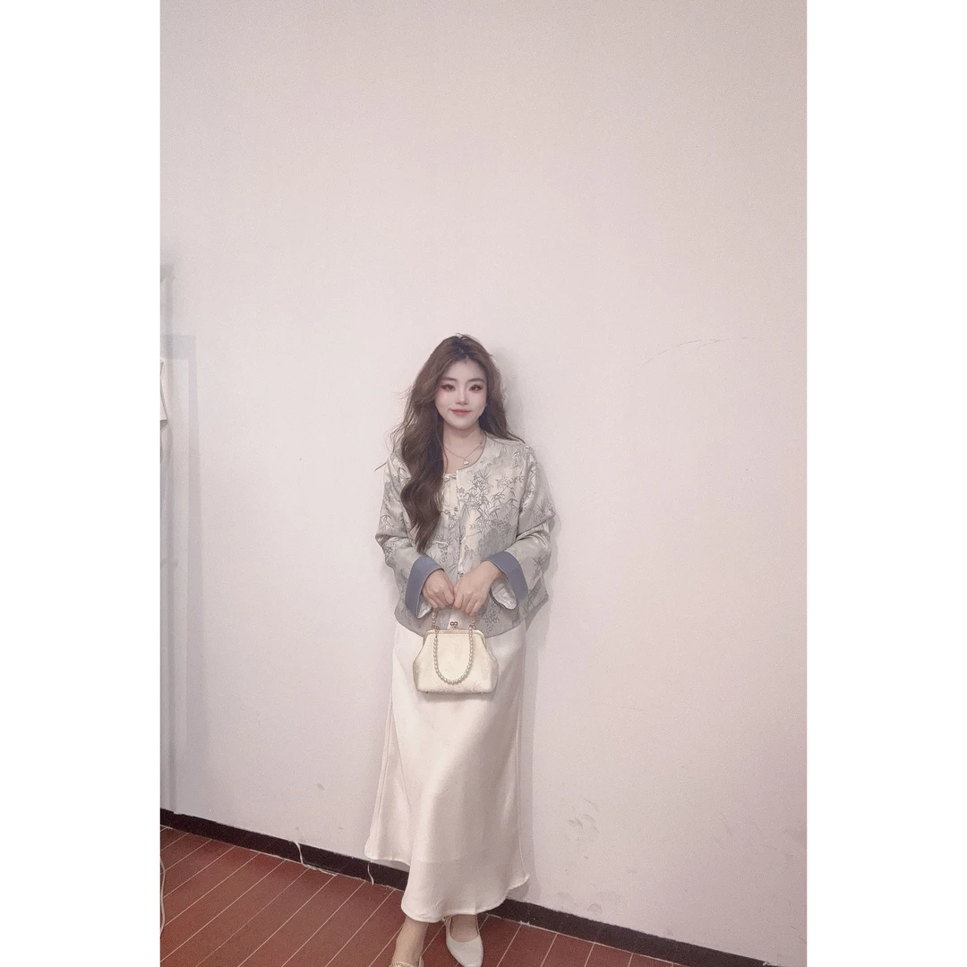 【微胖】IEF/爱依服2025新款秋季新中式国风复古气质短外套