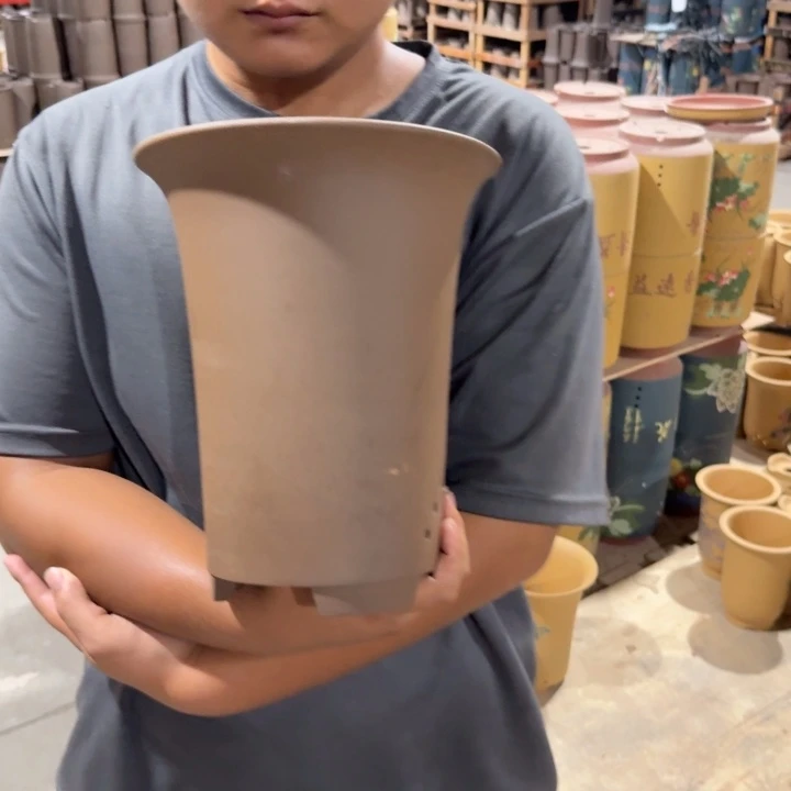 紫砂紫砂花盆破损补发