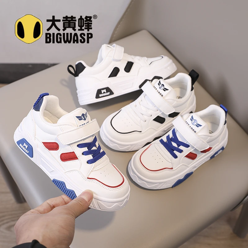 大黄蜂2025秋季新款童鞋男童休闲时尚板鞋女童运动跑步鞋中大童潮