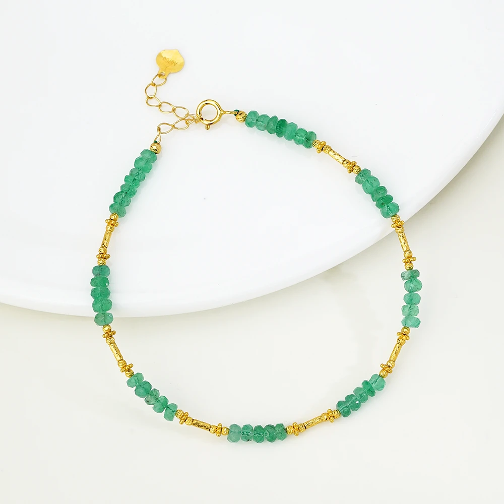 18K祖母绿手链（15+3）44075