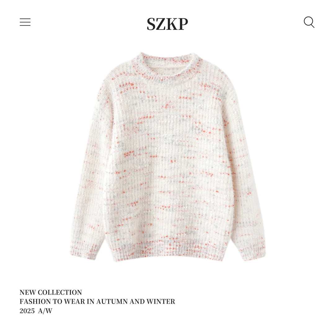 SZKP冬季新款女童装保暖上衣中大童休闲儿童加厚毛衣MFYD557397