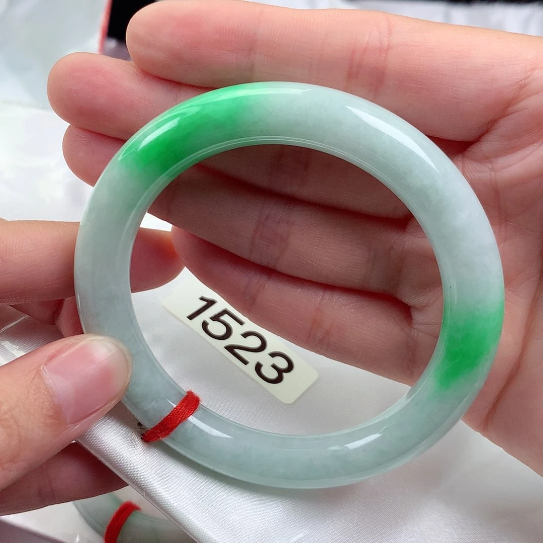 【闪购商品】翡翠手镯未镶嵌58有纹