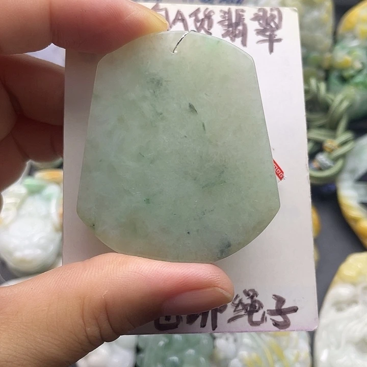 颈饰未镶嵌翡翠天然翡翠