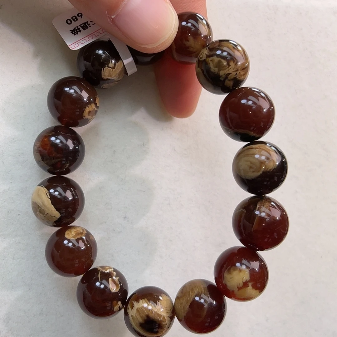 琥珀（根珀）未镶嵌手链