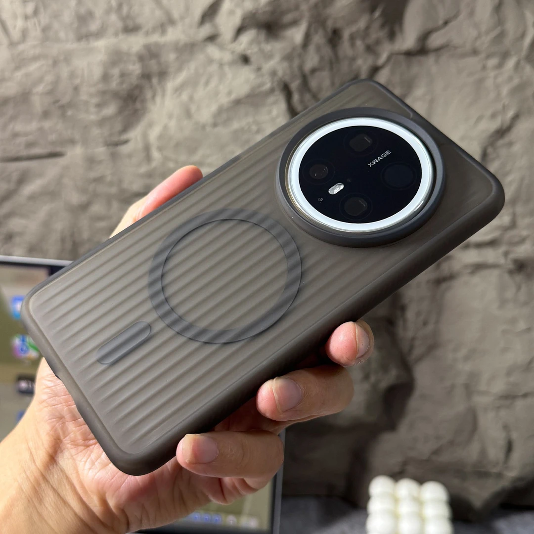 适用华为Mate70pro+手机壳磁吸Mate70软边瓦楞60Pro+防摔肤感磨砂