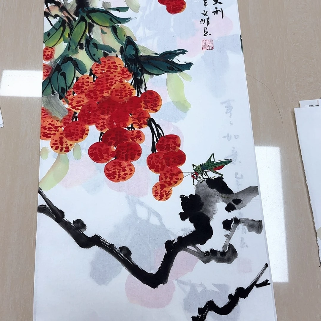 国画国画作品展。国画