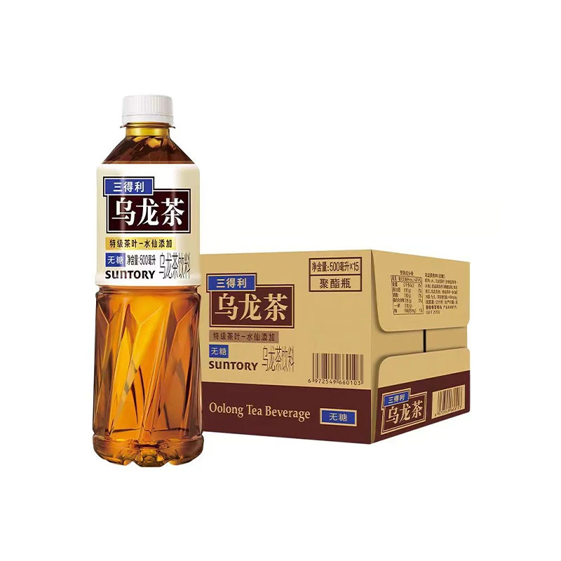 【整箱】三得利-无糖乌龙茶 500ml*15