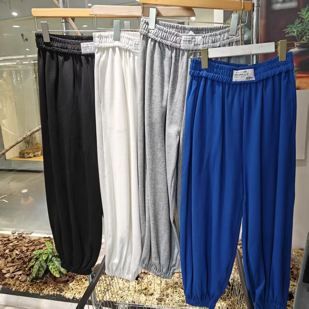 A【休闲裤】轻奢质感简约纯色休闲直筒裤 GY 7533-575
