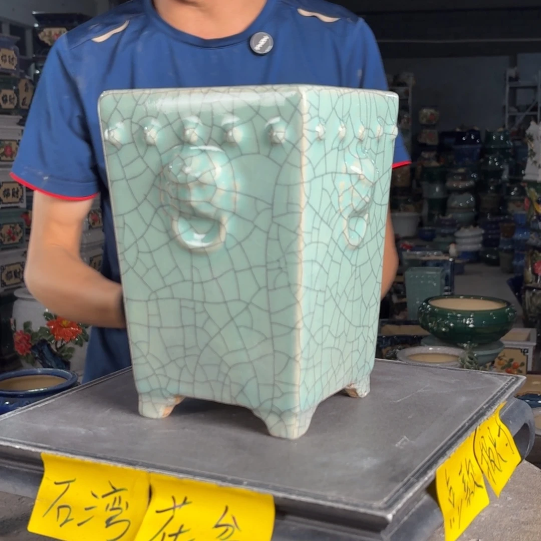 一风堂石湾花盆 内12*19微瑕