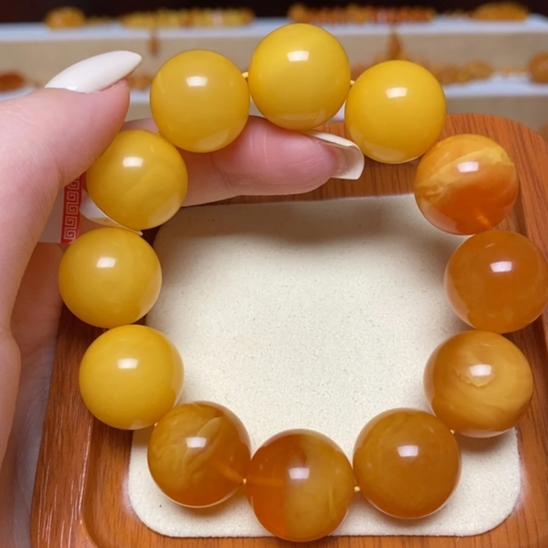 【闪购商品】未镶嵌蜜蜡手链手串