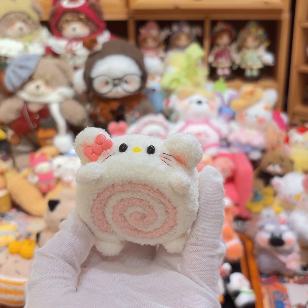 针织品做摆件抱抱卷