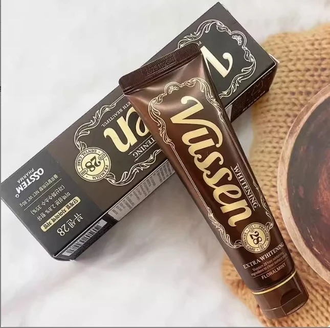 28维森l亮白牙膏去黄牙垢清新口气80g