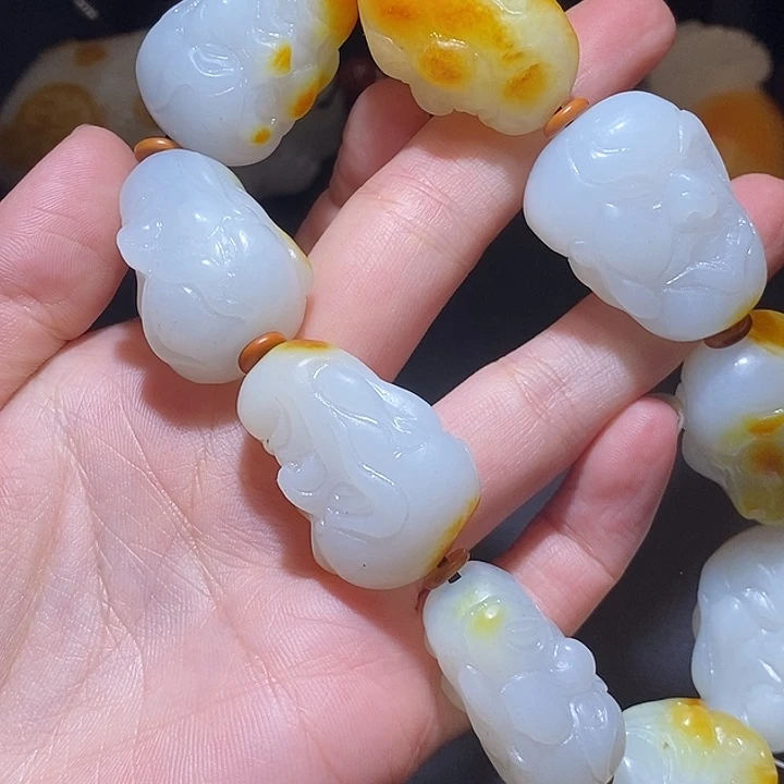 和田玉未镶嵌挂件优*福