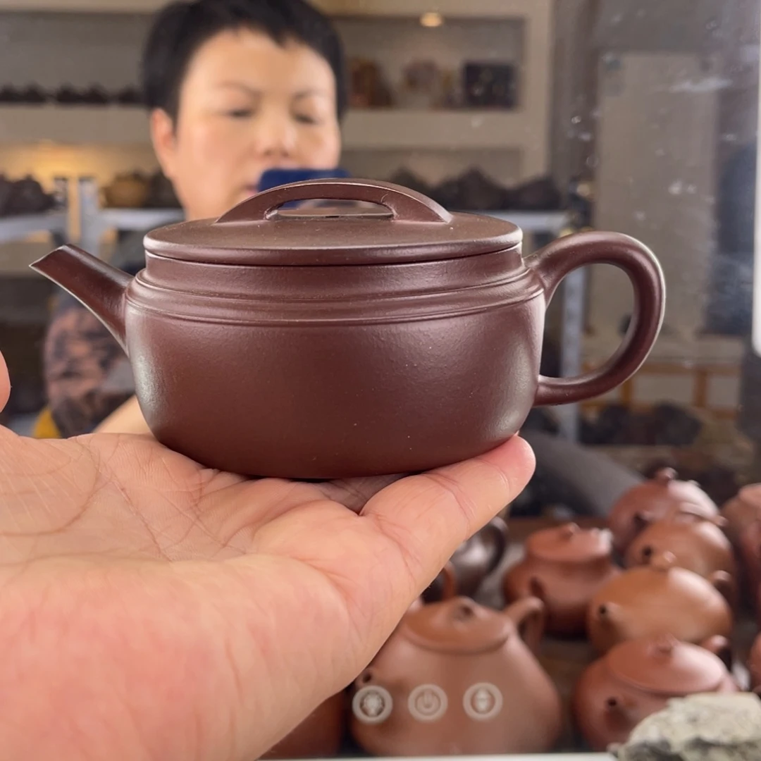 茶壶紫砂四号井底槽清小汉瓦120cc