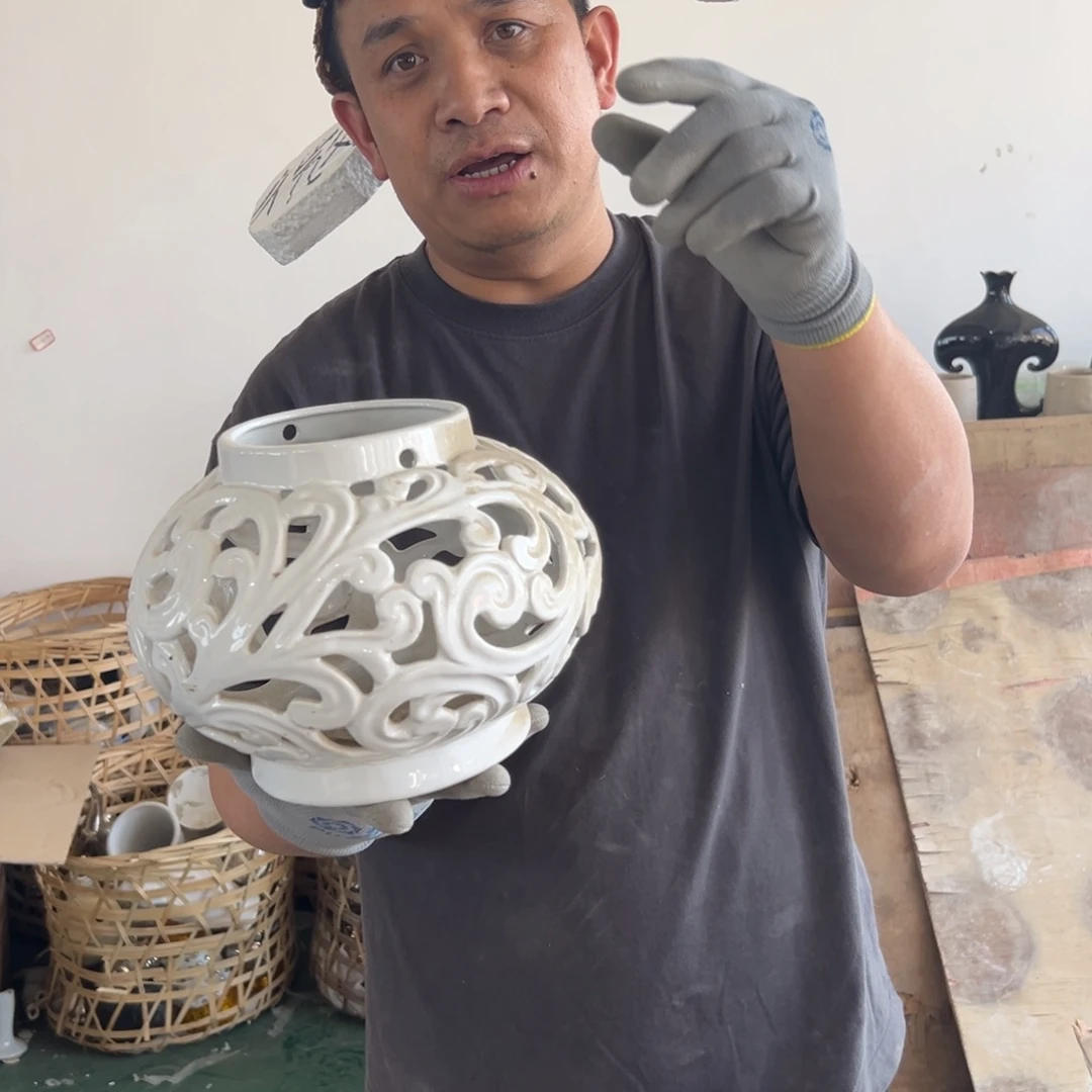 摆件1 号高中低温陶瓷工艺瓶（部分微瑕）