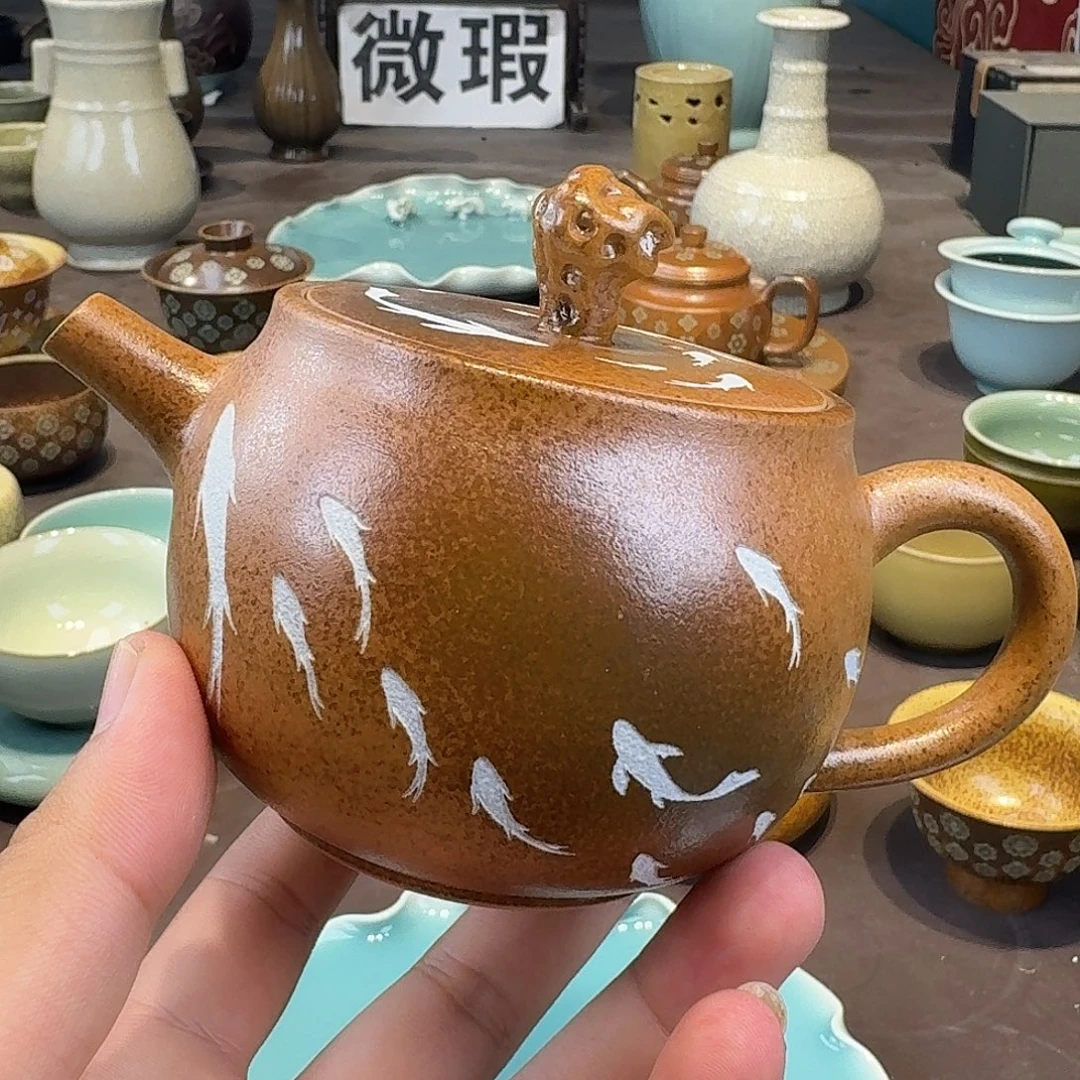 龙泉青瓷茶具微瑕