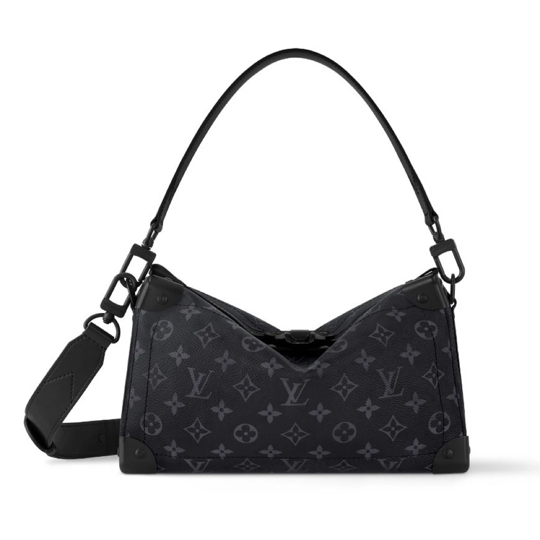 99新 LouisVuitton/路易威登  LV Soul Trunk 黑老花单肩包 G059