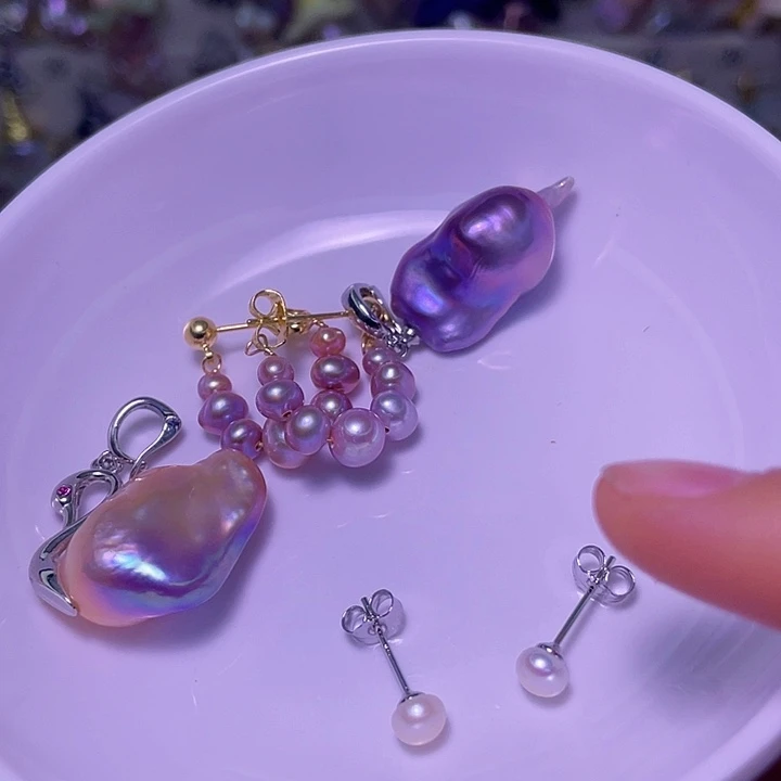 颈饰淡水珍珠合金15