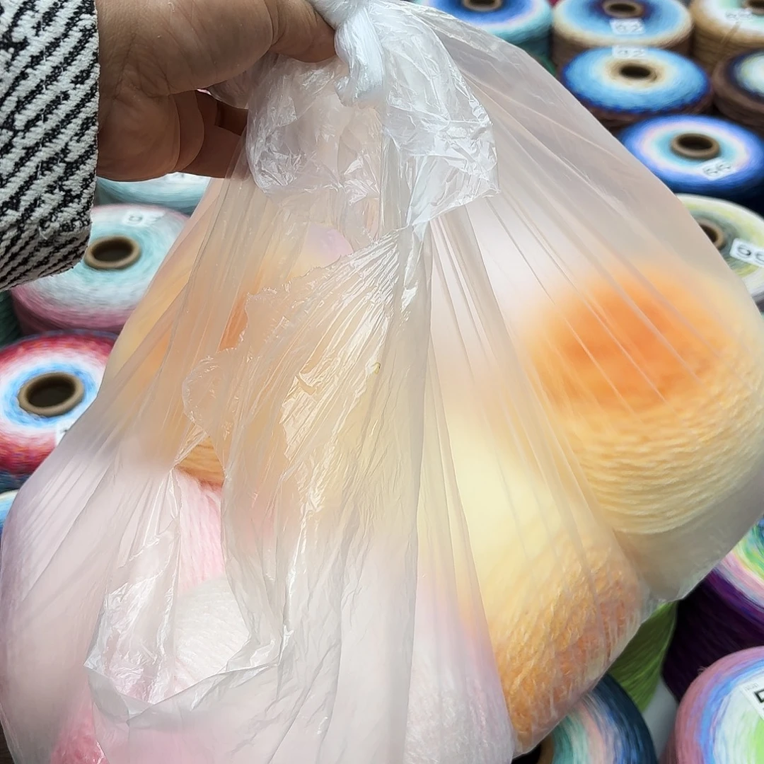 轻岚六团粉色橘色