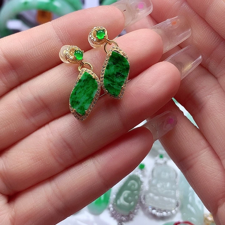 颈饰银S925镶嵌翡翠翡翠