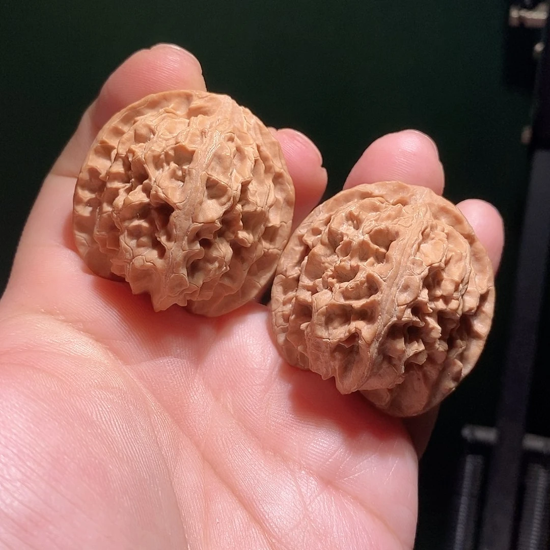 文玩核桃把件41苹果圆全品