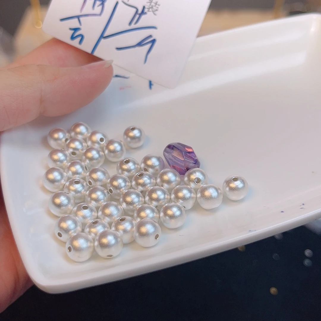 水晶珠宝半成品银S925镶嵌114 。