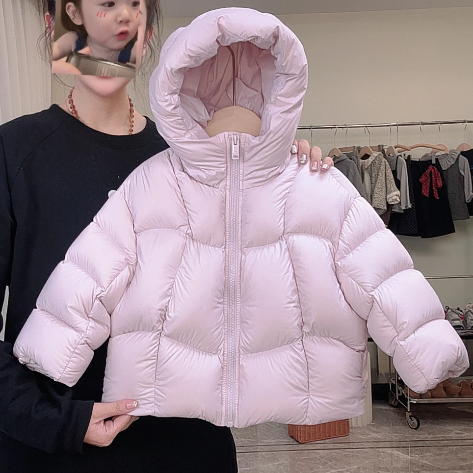 【芋泥啵啵】冬季棉服女童加绒加厚款保暖厚款休闲百搭棉服