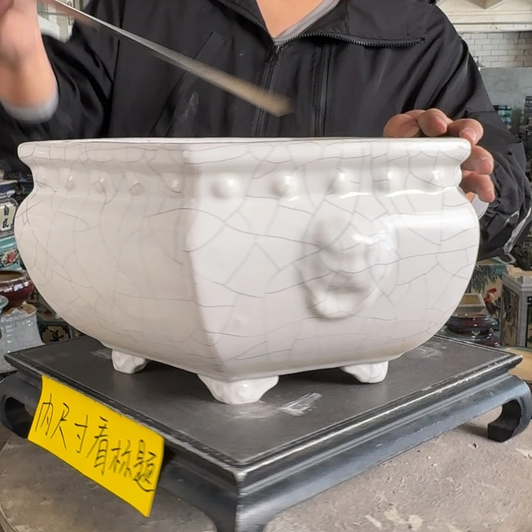 。一风堂石湾花盆 内27*15