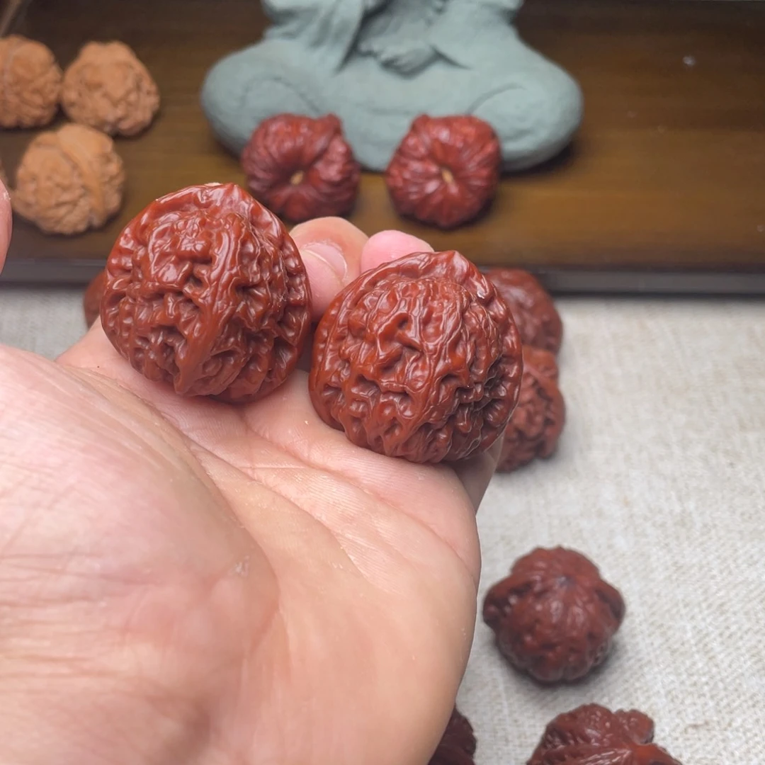 猴头核桃吊坠红锦鲤.6.GPD#00#