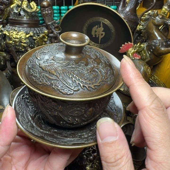 铜器摆件收收藏藏