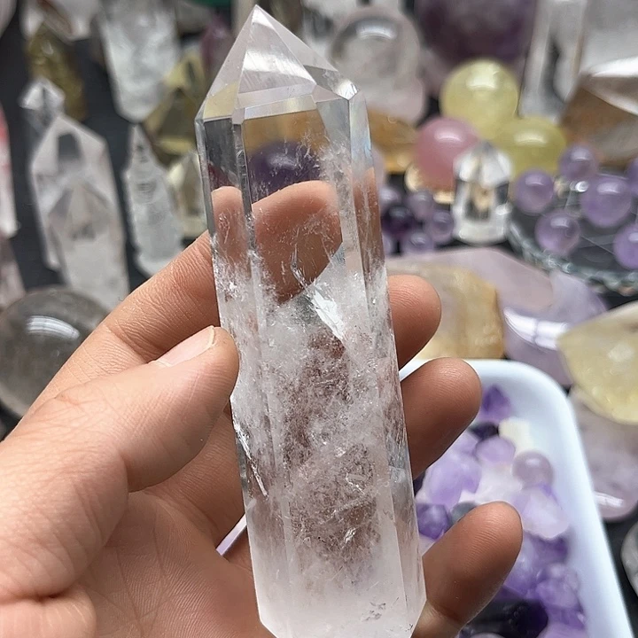 水晶25未镶嵌白水晶柱