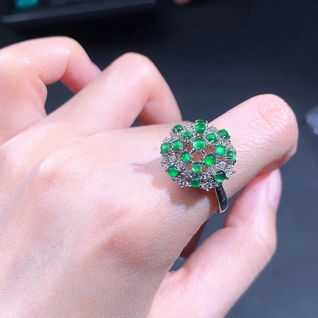 未镶嵌戒指翡翠翡翠