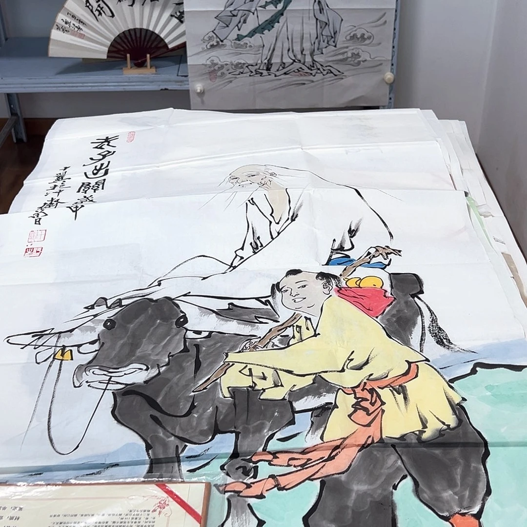 吉***相范老师作品专场老子出关