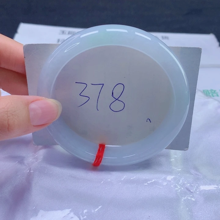 翡翠未镶嵌手镯62圈口