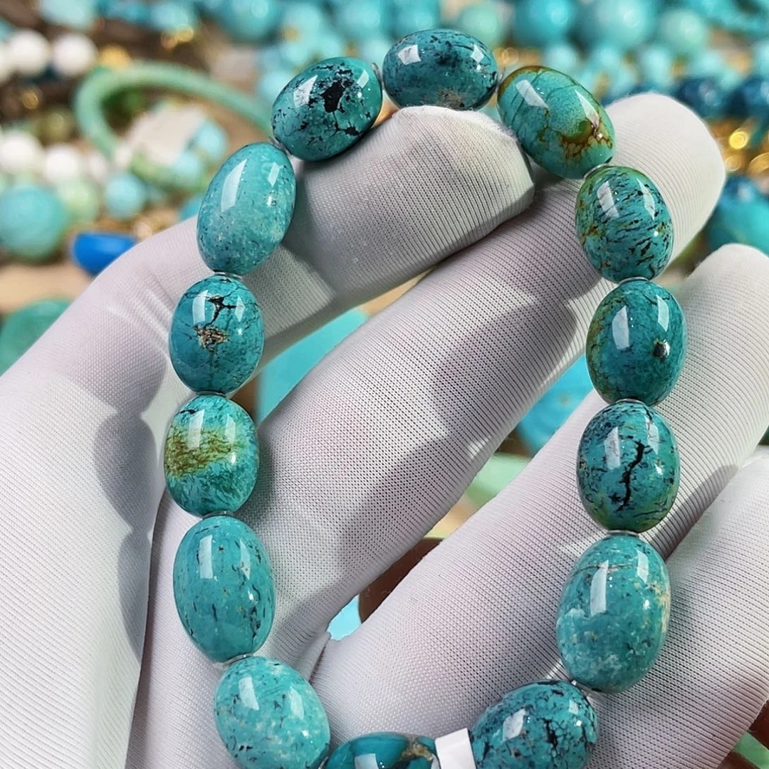 绿松石未镶嵌珠宝奇石9mm