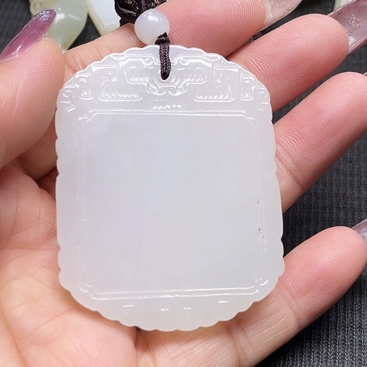 用***哥和田玉（白玉）未镶嵌挂件