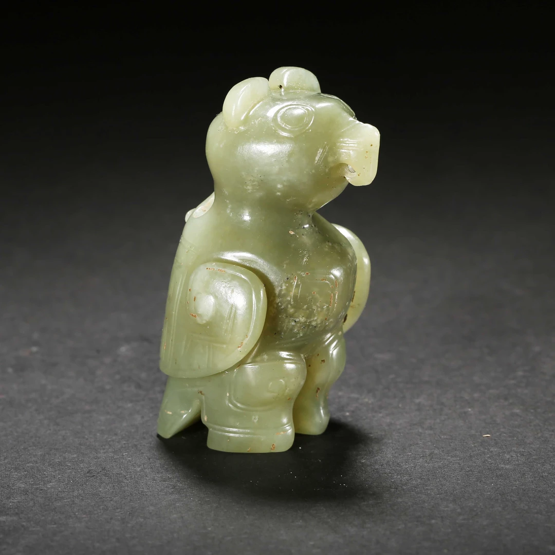 明代*和田玉鹰/JWP25080820/和田玉【北京文博】