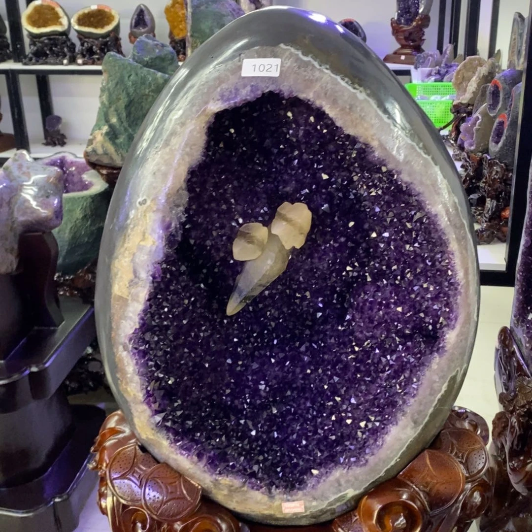 水晶摆件婷未镶嵌