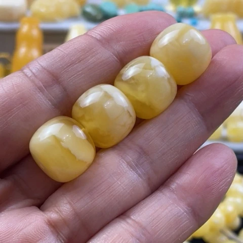 【闪购商品】未镶嵌蜜蜡裸石安**爸72号扩2.5孔不退