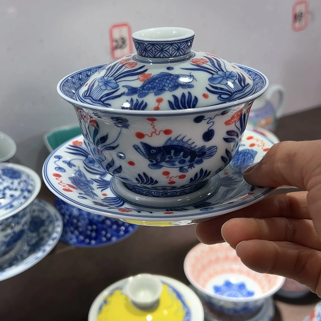 盖碗全场七景德镇景德镇景德镇