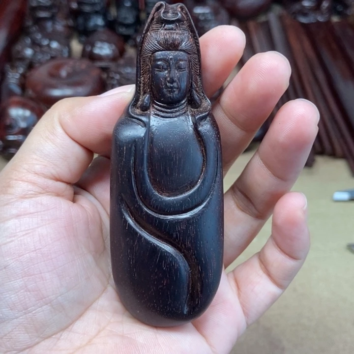 檀香紫檀（小叶紫檀）印度小叶紫檀观音手把