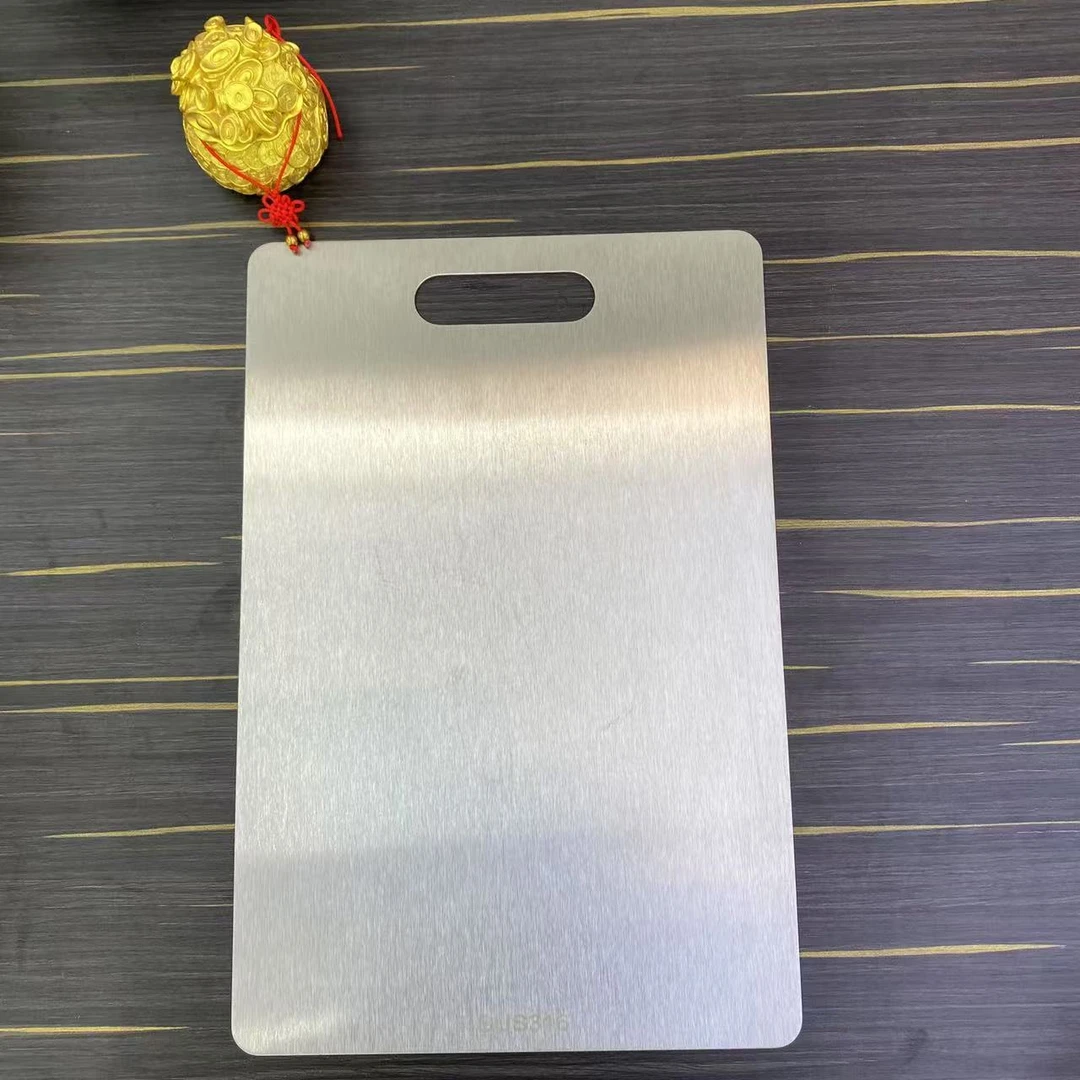 食品级不锈钢长方菜板家用厨房必备轻奢现代高级感简约【汤家限定】